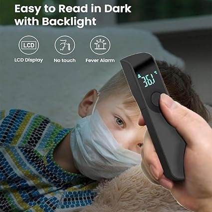 No-Touch Infrared Forehead Digital Thermometer - Alt View
