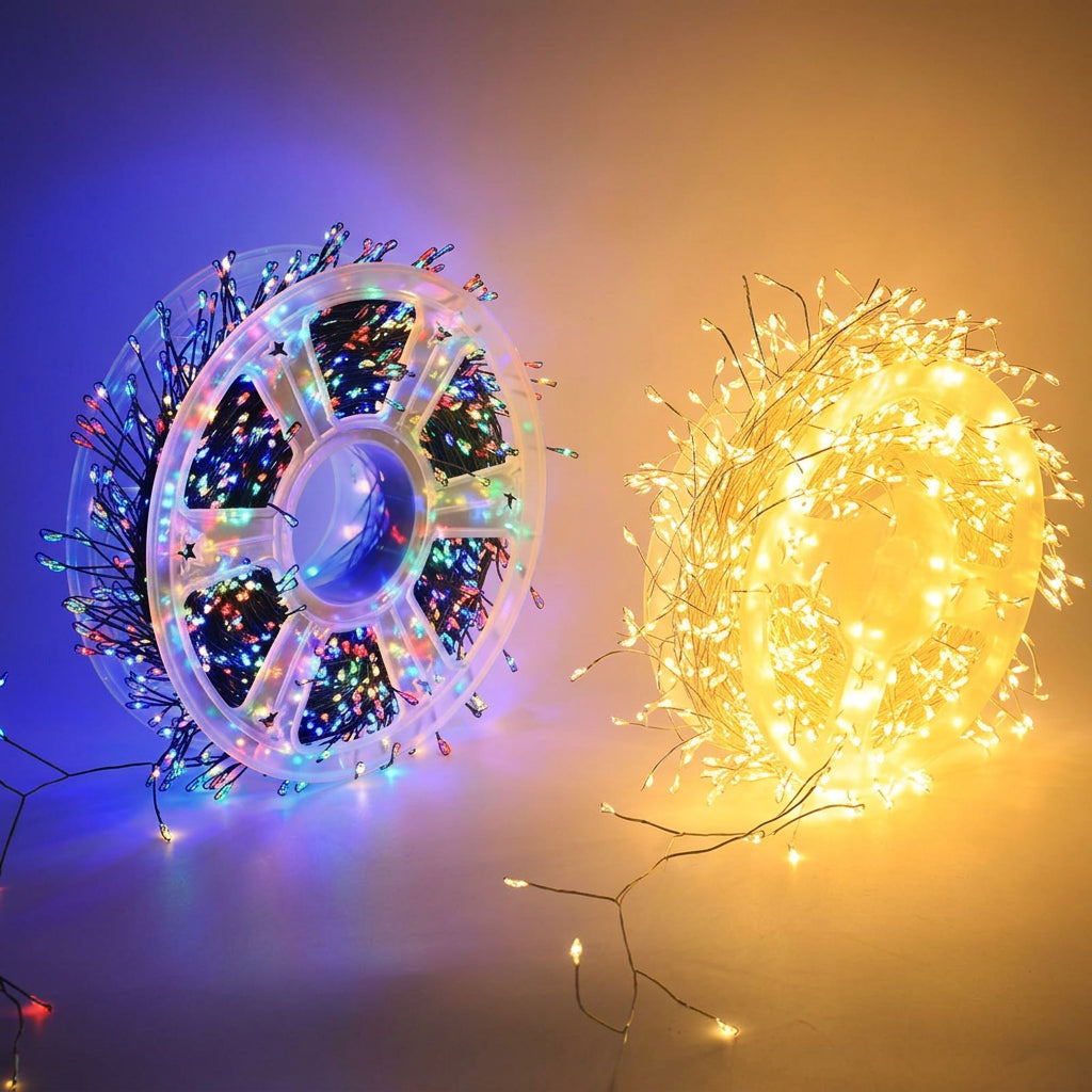 100M LED Fairy String Lights - 2500 Micro Bulbs Copper Wire