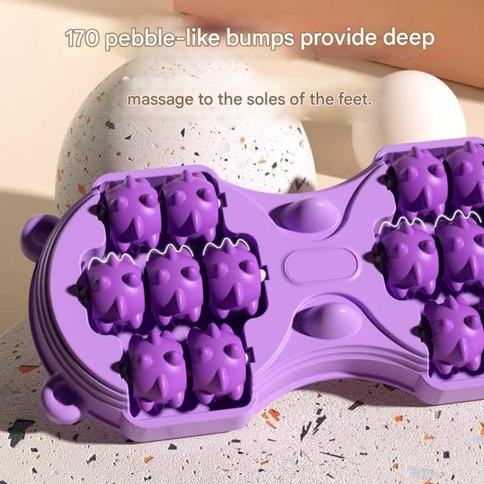Foot Muscle Massage Roller (14 Wheels)