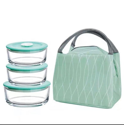 Lunch set with Cooler Bag (4 pcs)