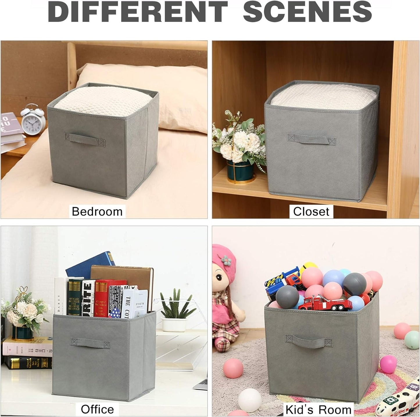 Foldable  Cube Storage Bin (Each)