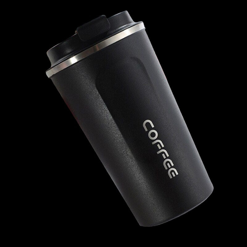 Double Stainless Steel Thermos Coffee Cup (500ml)