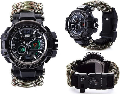 Military Tactical Paracord Watch