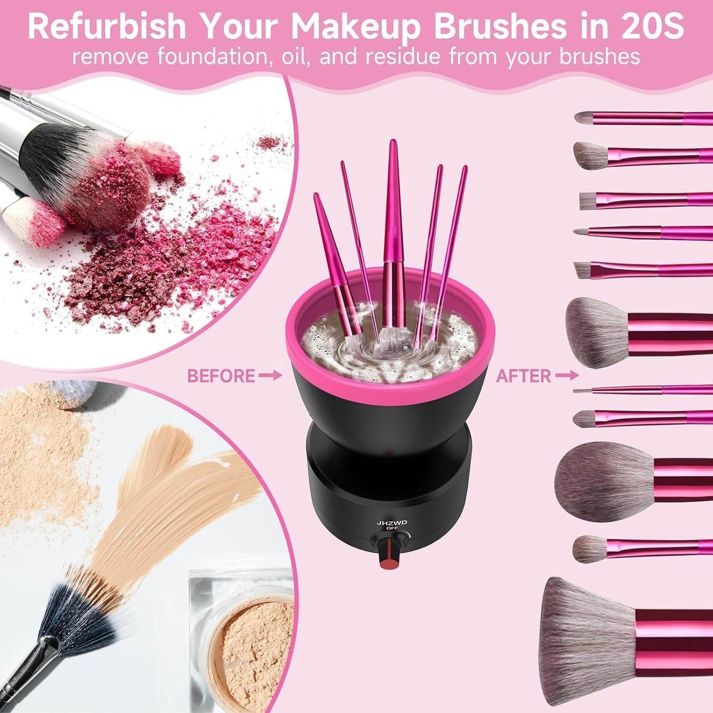 Electric Makeup Brush Cleaner - DMC Wholesale