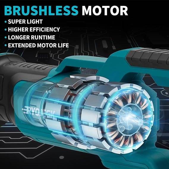Brushless Reciprocating Saw (21V)(2 Batteries) - DMC Wholesale