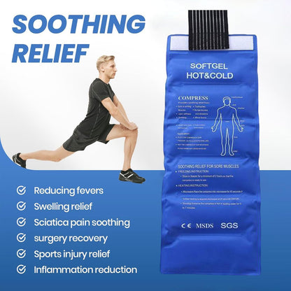 Reusable Hot And Cold Gel Compress With Adjustable Strap
