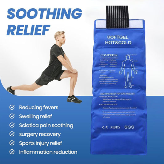 Reusable Hot And Cold Gel Compress With Adjustable Strap