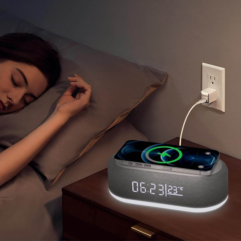Multifunctional Wireless Charging Digital Clock