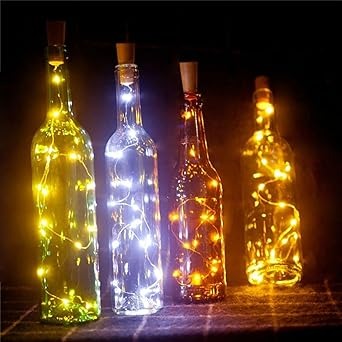 Wine Bottle Stopper Light (20L)(2m)(Yellow)