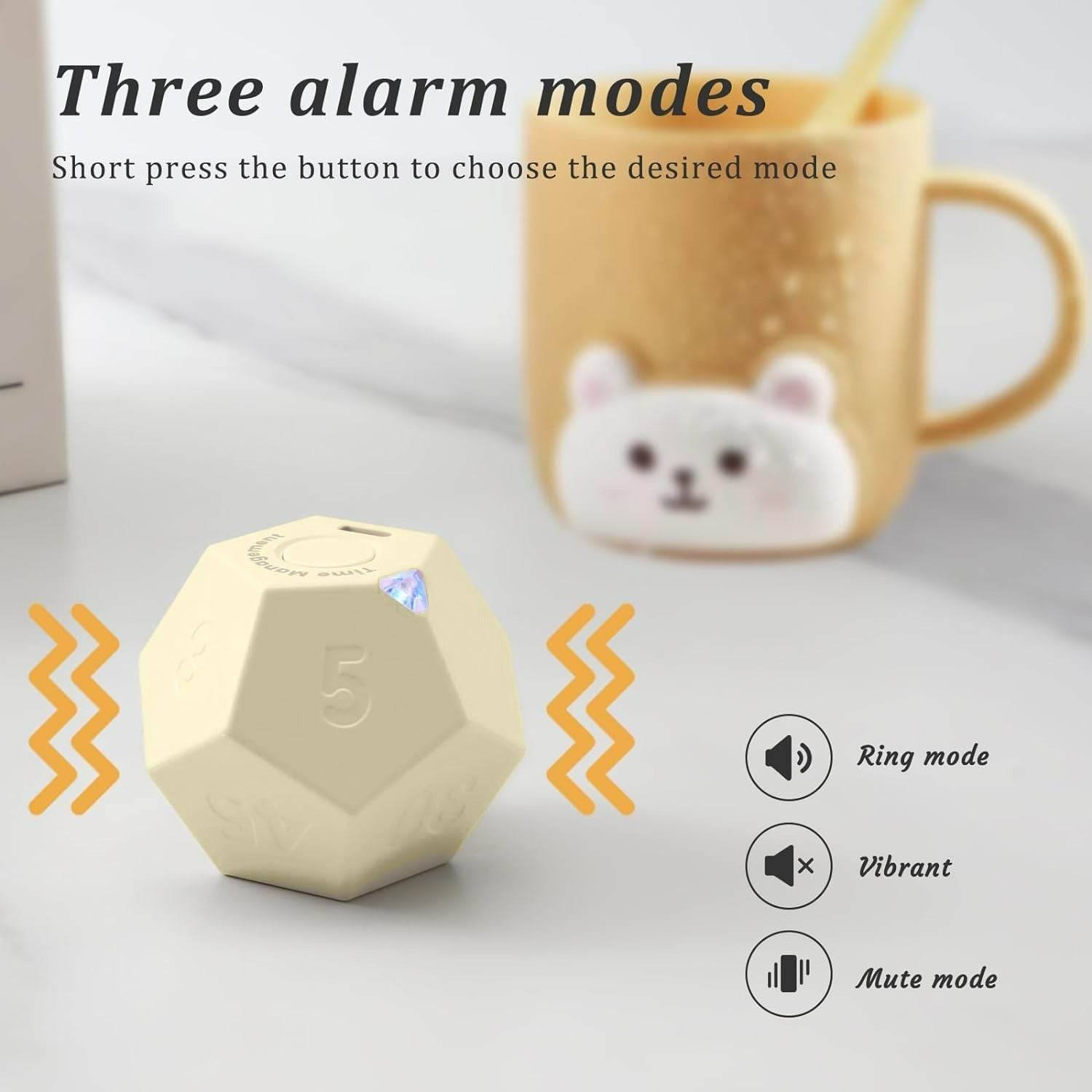 Rotating Cube Clock For Desk And Kitchen - DMC Wholesale