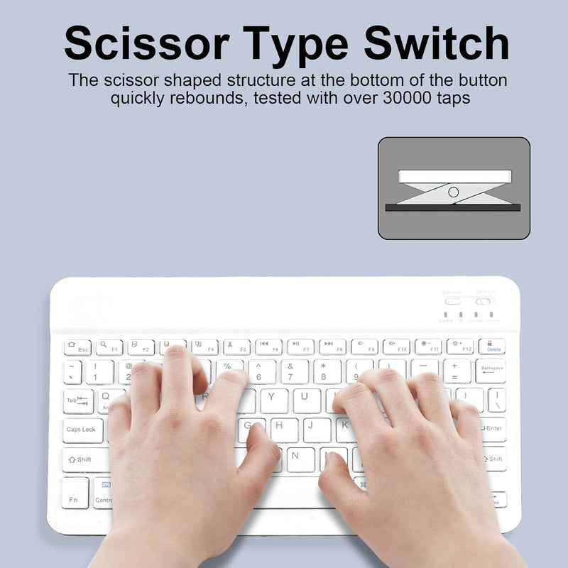 Mini Wireless Portable Bluetooth Keyboard (Keyboard Only)