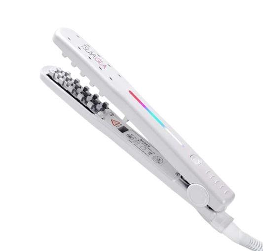 3D Grid Fluffy Hair Ceramic Curling Iron