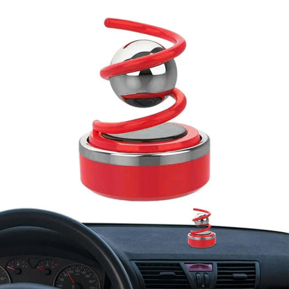 Solar Power Auto Car Rotating Air Freshener Ornament