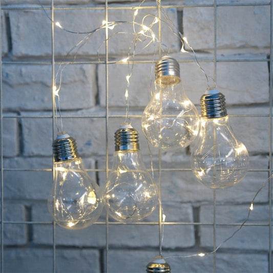 Frosted Bulb Ball String Lights