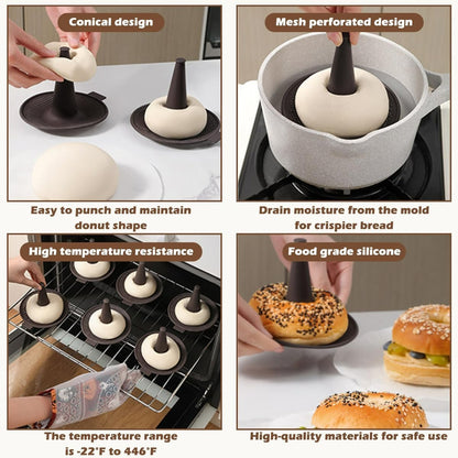 Silicone Bagels Moulds (6 pcs)