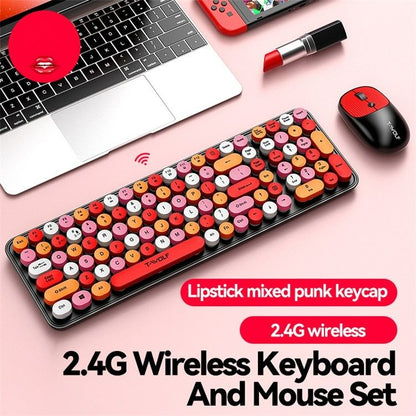 Wireless Home Office Keyboard Mouse Set