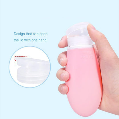 Silicone Travel Bottle Set (4 pcs)(90ml)