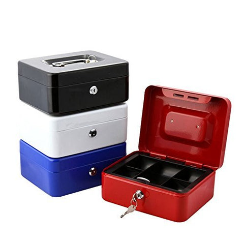 Metal Cash Box (Medium)(20x16x8.3cm) - Alt View