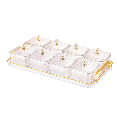 Multifunctional Snacks Dish Tray (8 Bowls) - Alt View