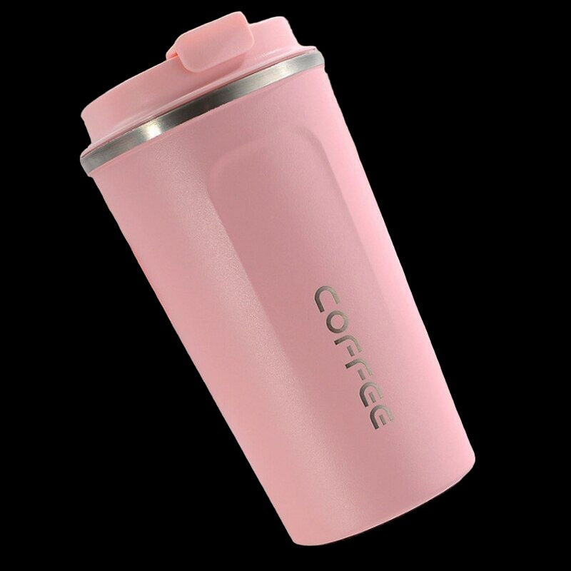 Double Stainless Steel Thermos Coffee Cup (500ml)