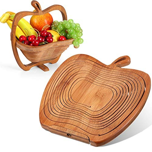 Collapsible Bamboo Fruit Basket