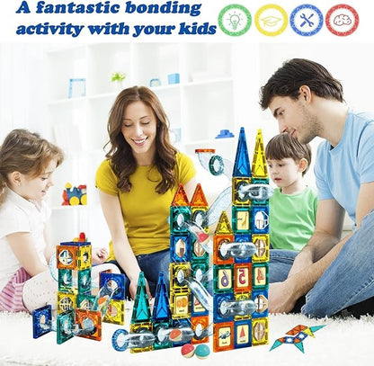 Magnetic Building Blocks (168pcs)