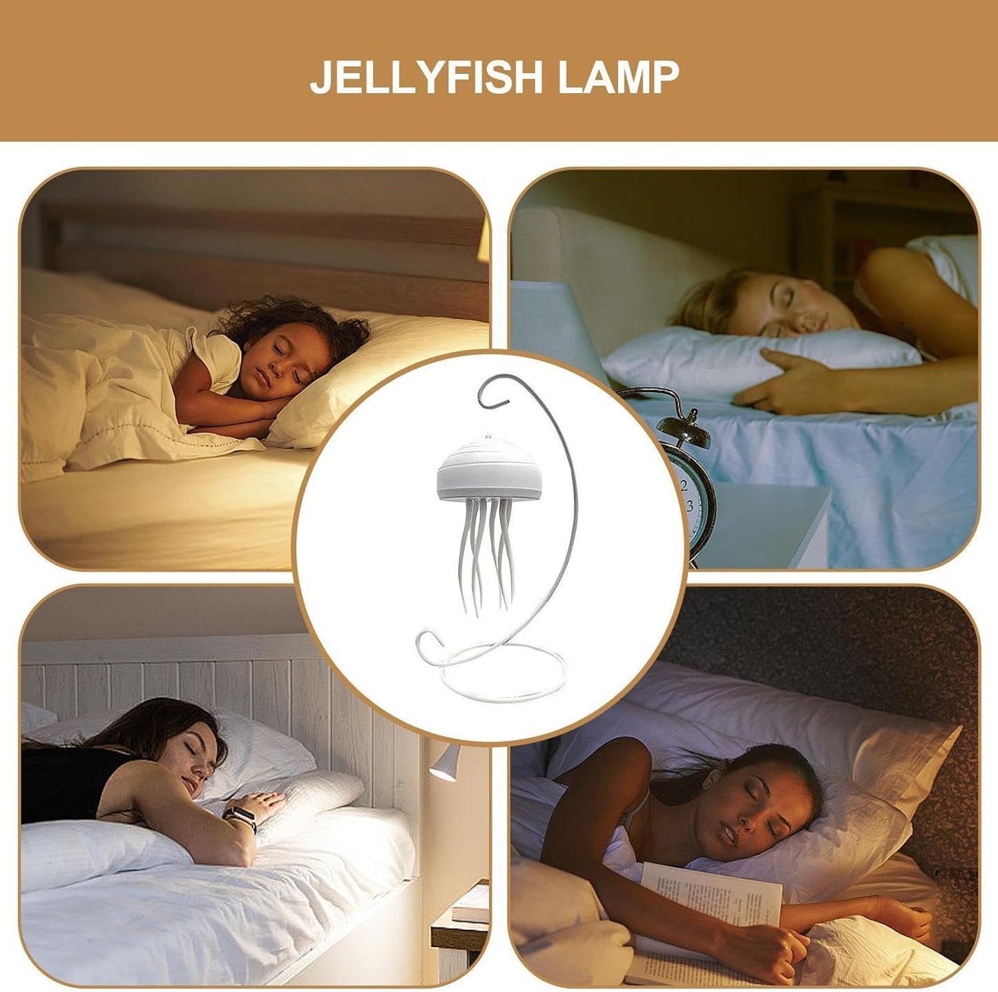 Floating Dynamic Jellyfish Night Light