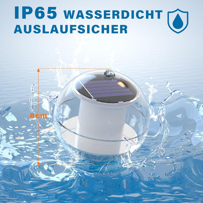 Solar Powered Colorful Water Floating Ball