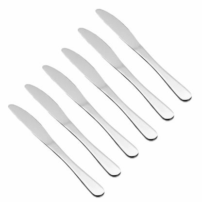 Stainless Steel Butter Knife Set (6 pcs)