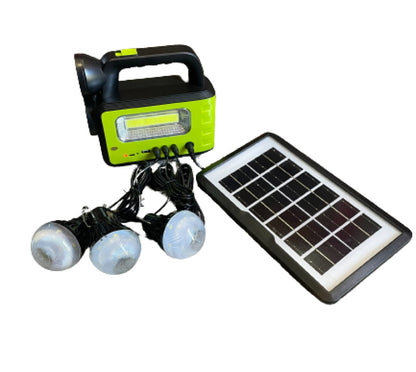 Solar Power Bank Flashlight System