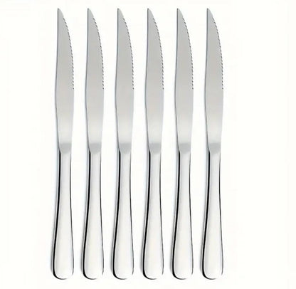 Stainless Steel Steak Knife Set (6 pcs)