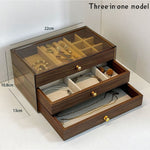 Wooden Jewellery Storage Box (3 Tier)