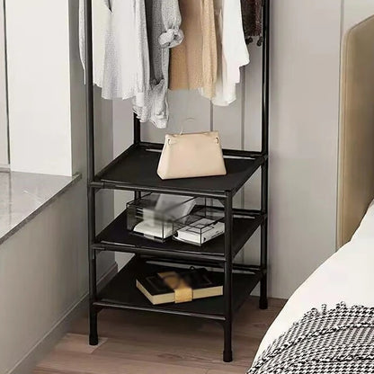 Corner Coat Rack Shelf