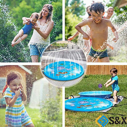 Inflatable Round Water Splash Play Fountain (1.7m)