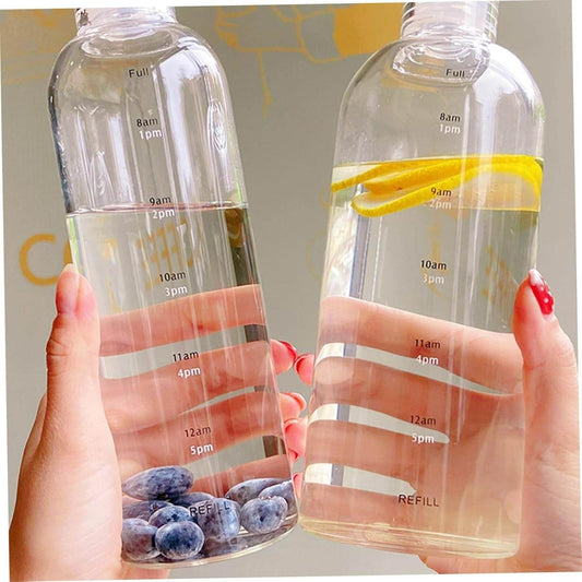 Clear Motivational Water Bottle (700ml) - DMC Wholesale