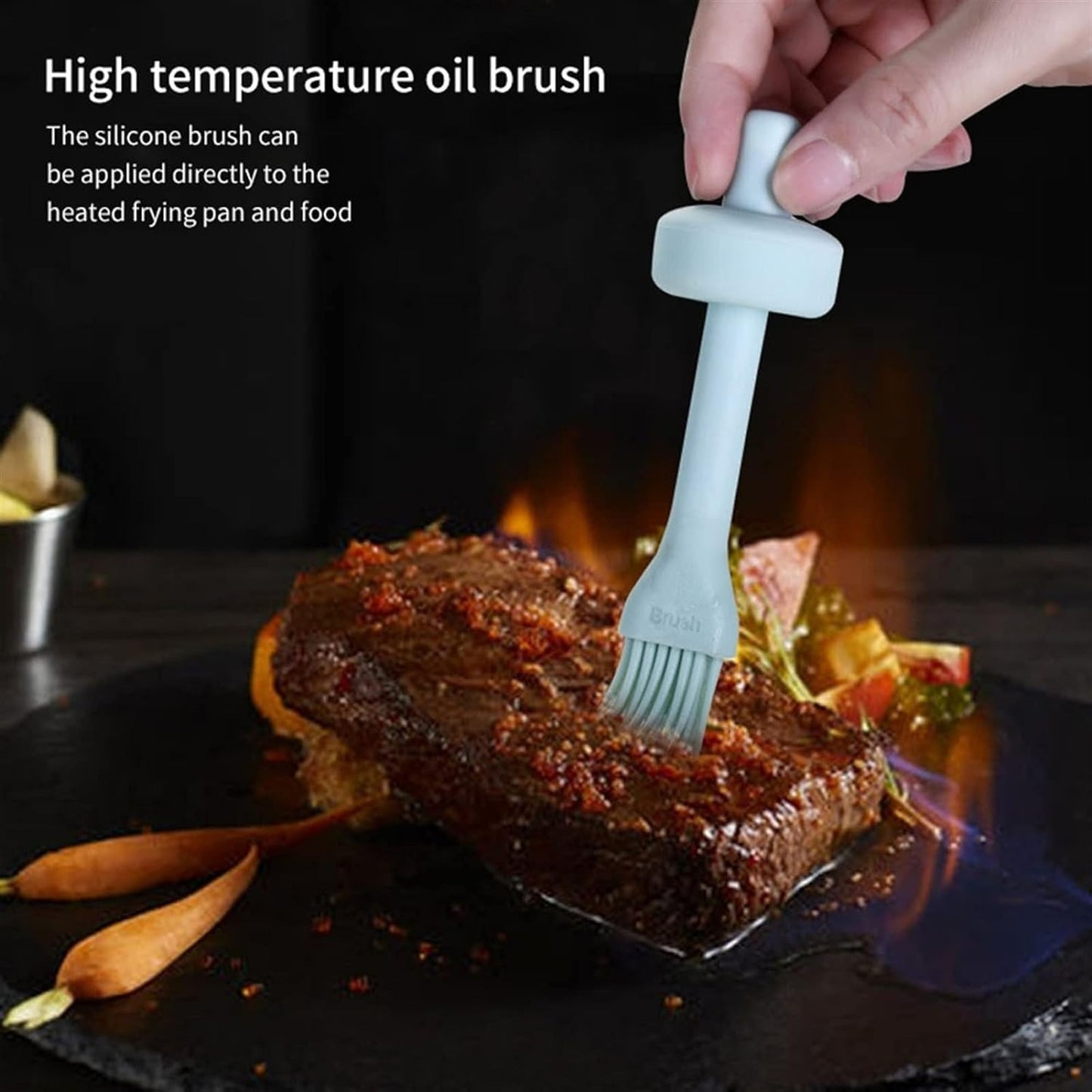 2in1 Oil Dispenser Bottle With Brush