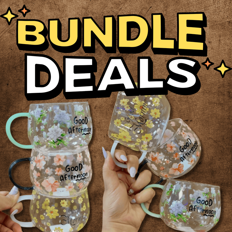 Single Wall Glass Mug (6 pcs)