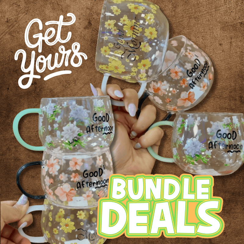 Single Wall Glass Mug (6 pcs)