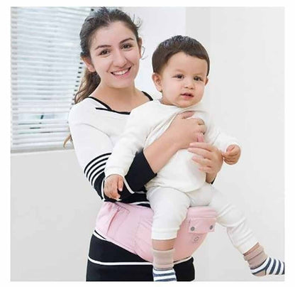 Lightweight Breathable Baby Carrier with Hip Seat