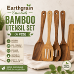 Earthgrain Essentials Bamboo Utensil Set (4 pcs)