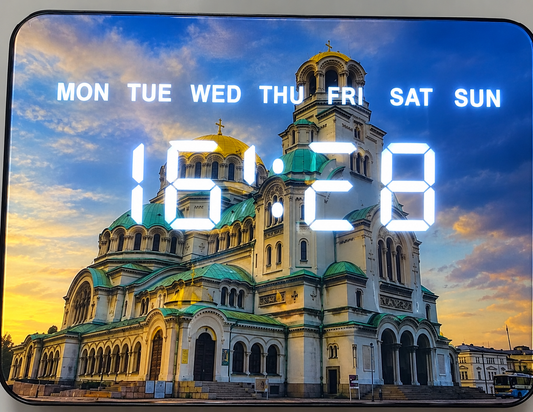 LED Acrylic Digital Wall Clock