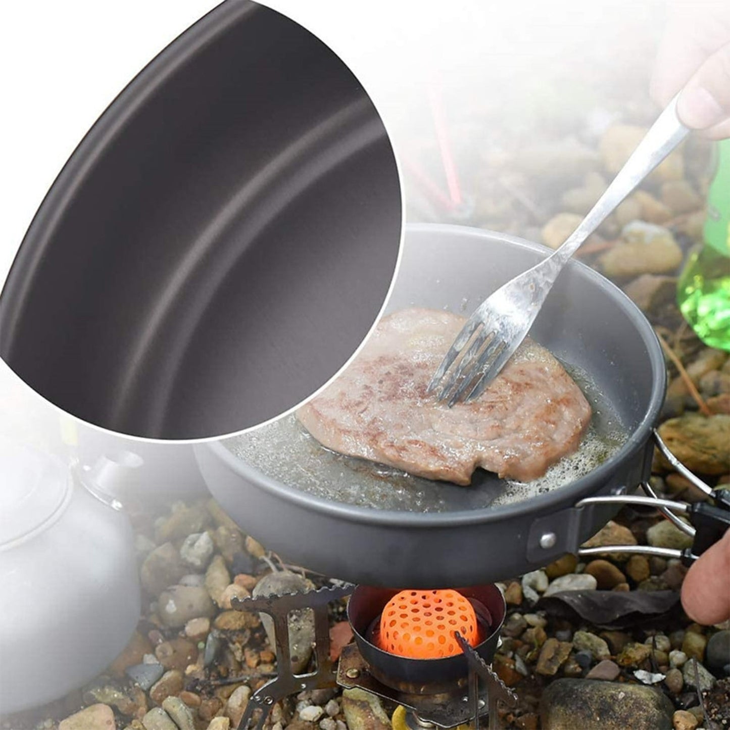 Aluminum Camping Cookware Set (2pcs)