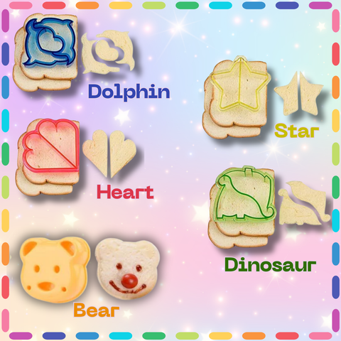 Sandwich And Fruit Shape Cutters - Alt View