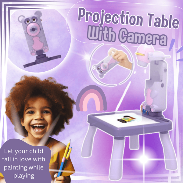 3in1 Projection Painting Table With Camera