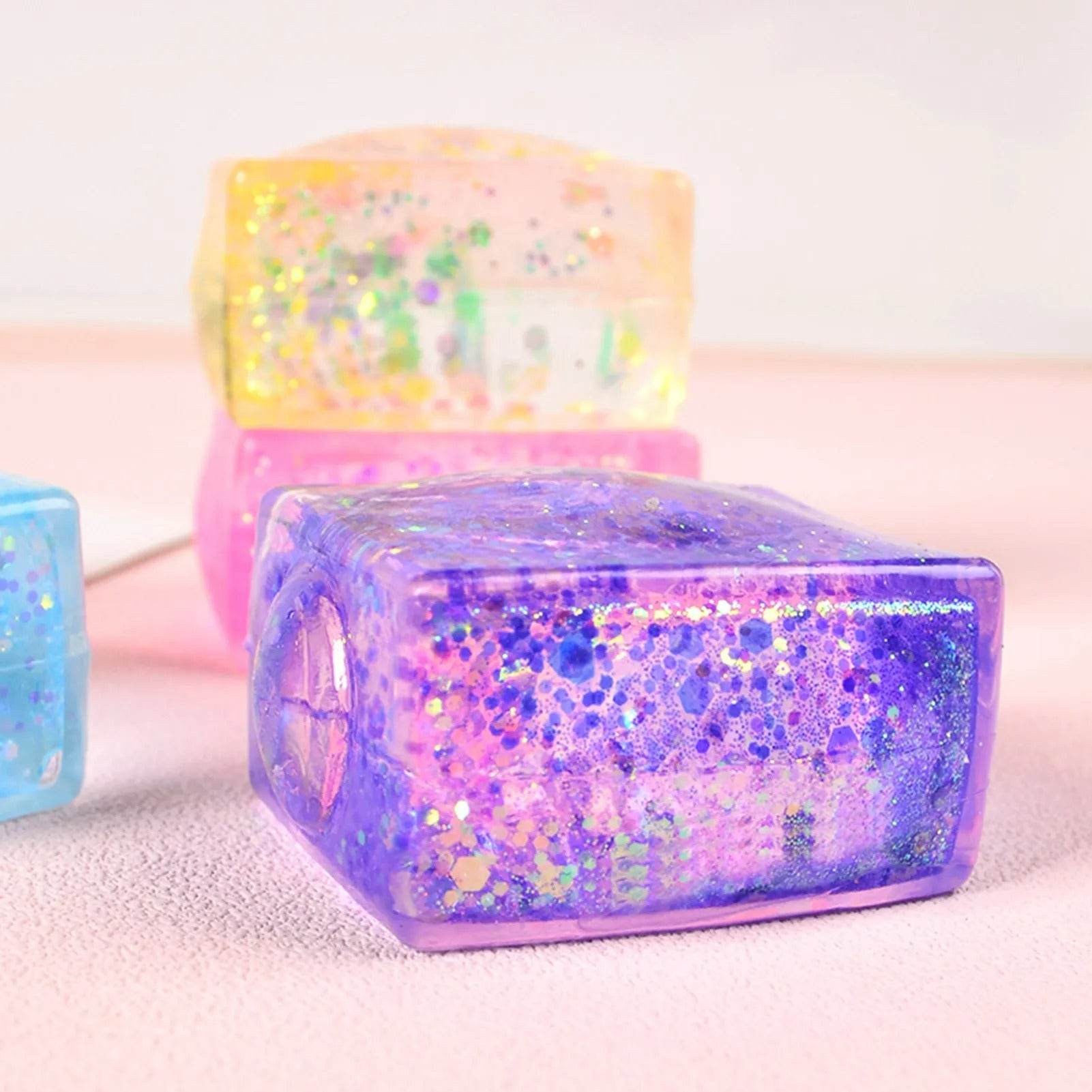 Silky Soft Sensory Ice Cube Squeeze Toy (Each) - DMC Wholesale