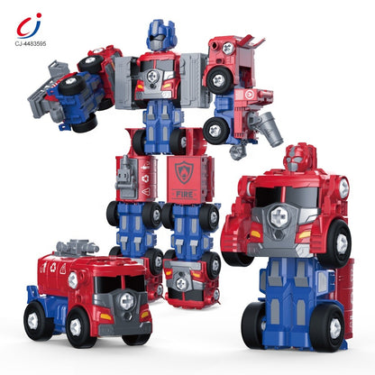 5 in 1 Diy Deformation Model Car