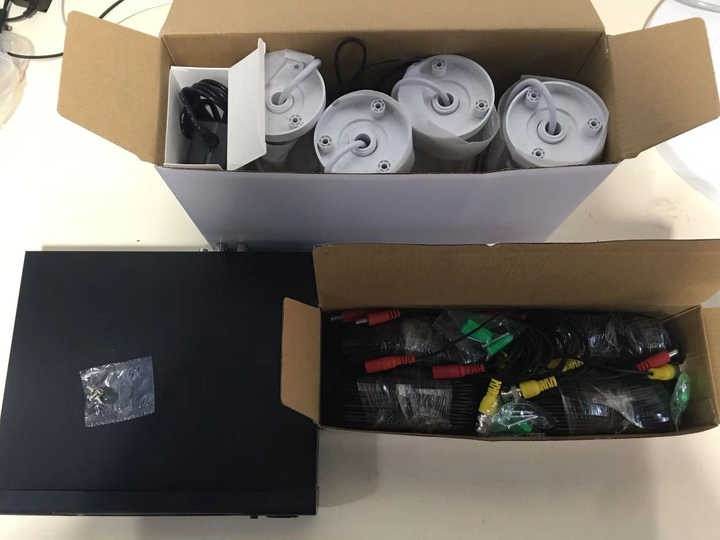 CCTV Analog Camara Kit (4 Cameras)(ICSEE APP) - DMC Wholesale