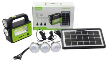 Solar Power Bank Flashlight System