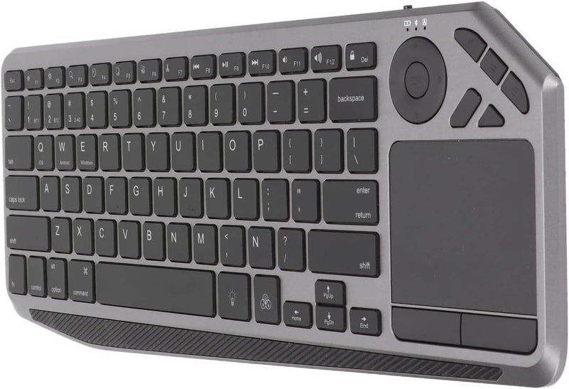 Wireless Touch TV Keyboard with Easy Media Control and Touchpad