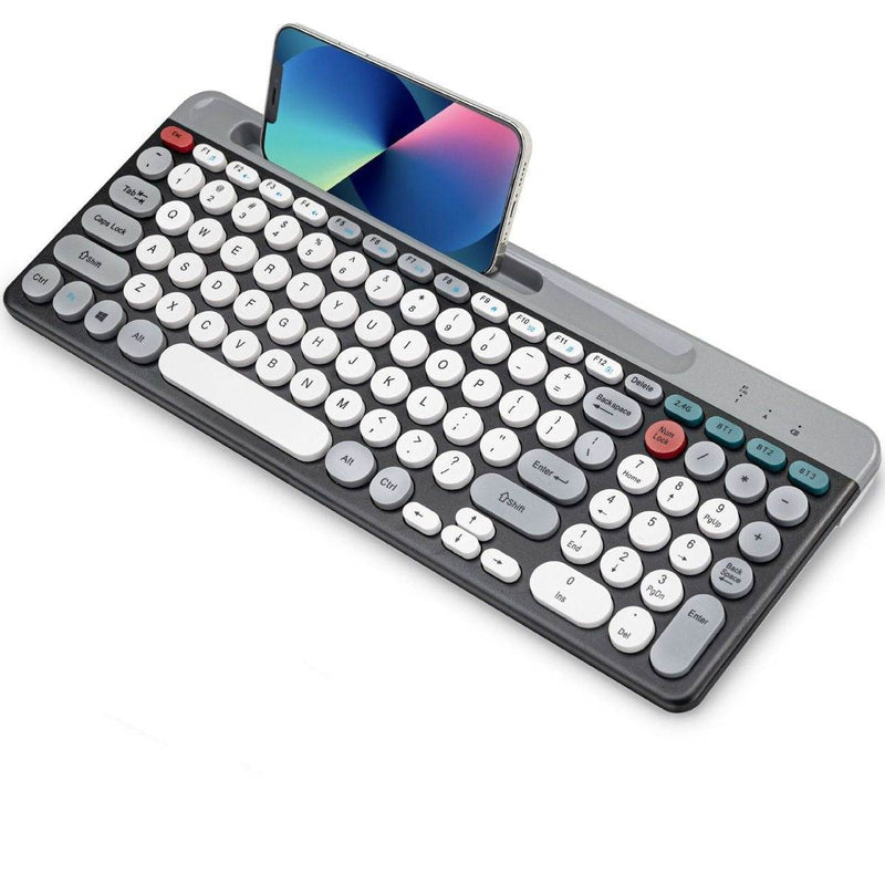 Fashion Phone Slot Portable Wireless Keyboard With Mouse